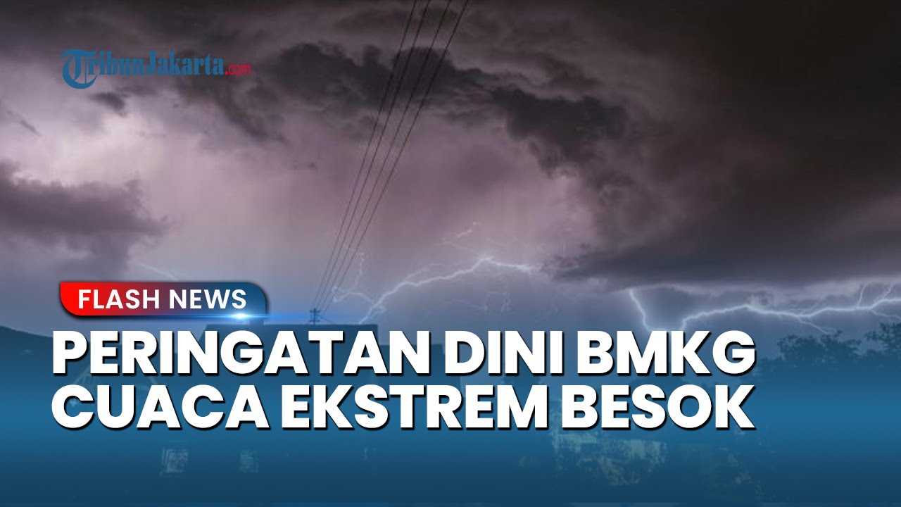 Youtube Thumnail image of : PERINGATAN DINI BMKG! Waspada Wilayah Ini Diprakirakan Diguyur Hujan Lebat pada 13 Oktober 2025