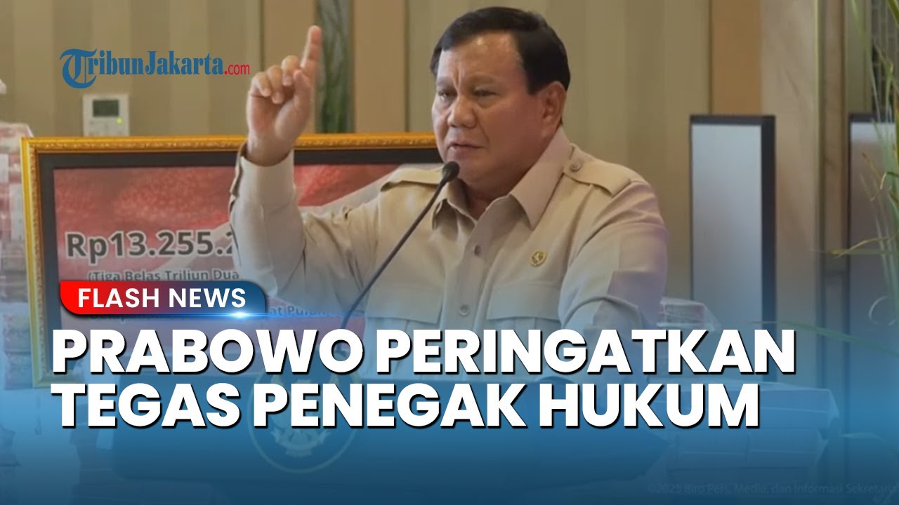 Peringatan Tegas Prabowo ke Penagak Hukum: Jangan Tumpul ke Atas, Tajam ke Bawah, Itu Zalim!