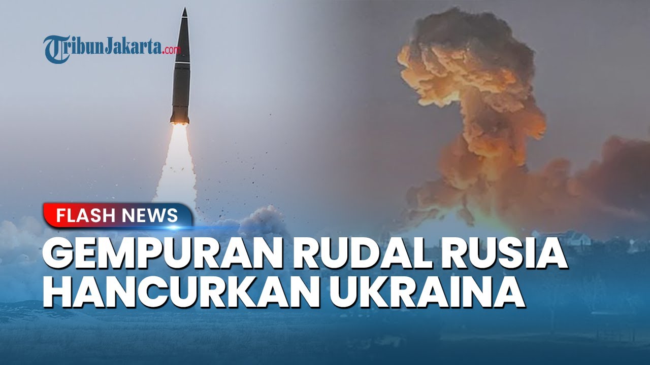 Badai Rudal Rusia Gempur Ukraina, 60 Pesawat Tak Berawak Hantam Jaringan Gas & Infrastruktur Energi