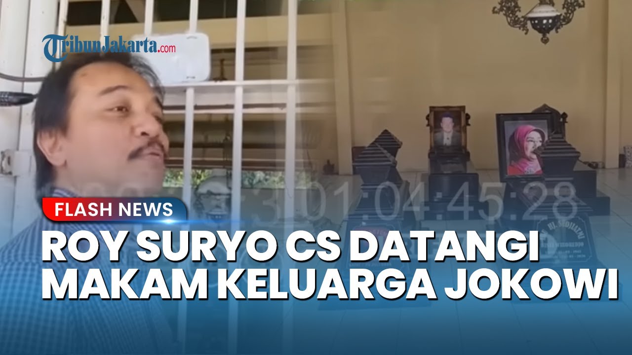 Youtube Thumnail image of : Roy Suryo CS Bikin Geger, Datangi Makam Keluarga Jokowi Ngaku Ada yang Janggal, PSI Bereaksi Keras!