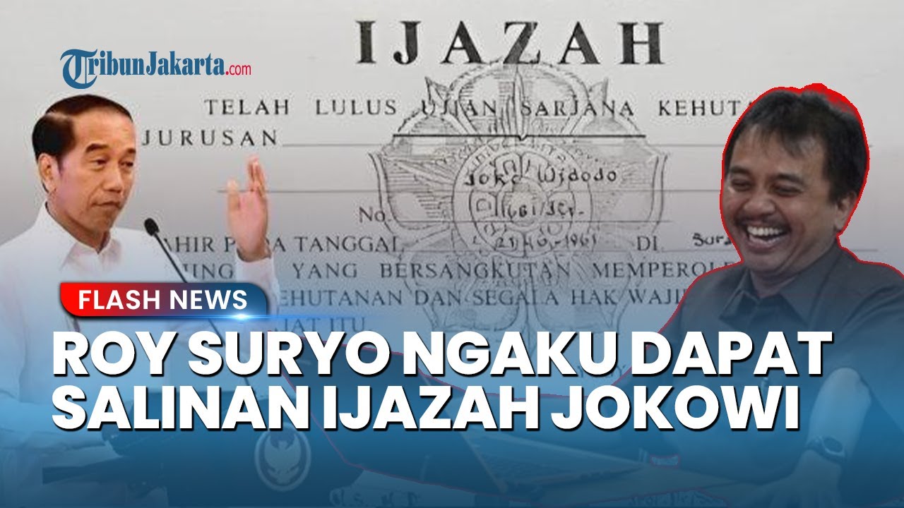 Roy Suryo Tetap Konsisten: Klaim Kantongi Salinan Ijazah Jokowi dari KPU dan Yakin 99,99% Palsu