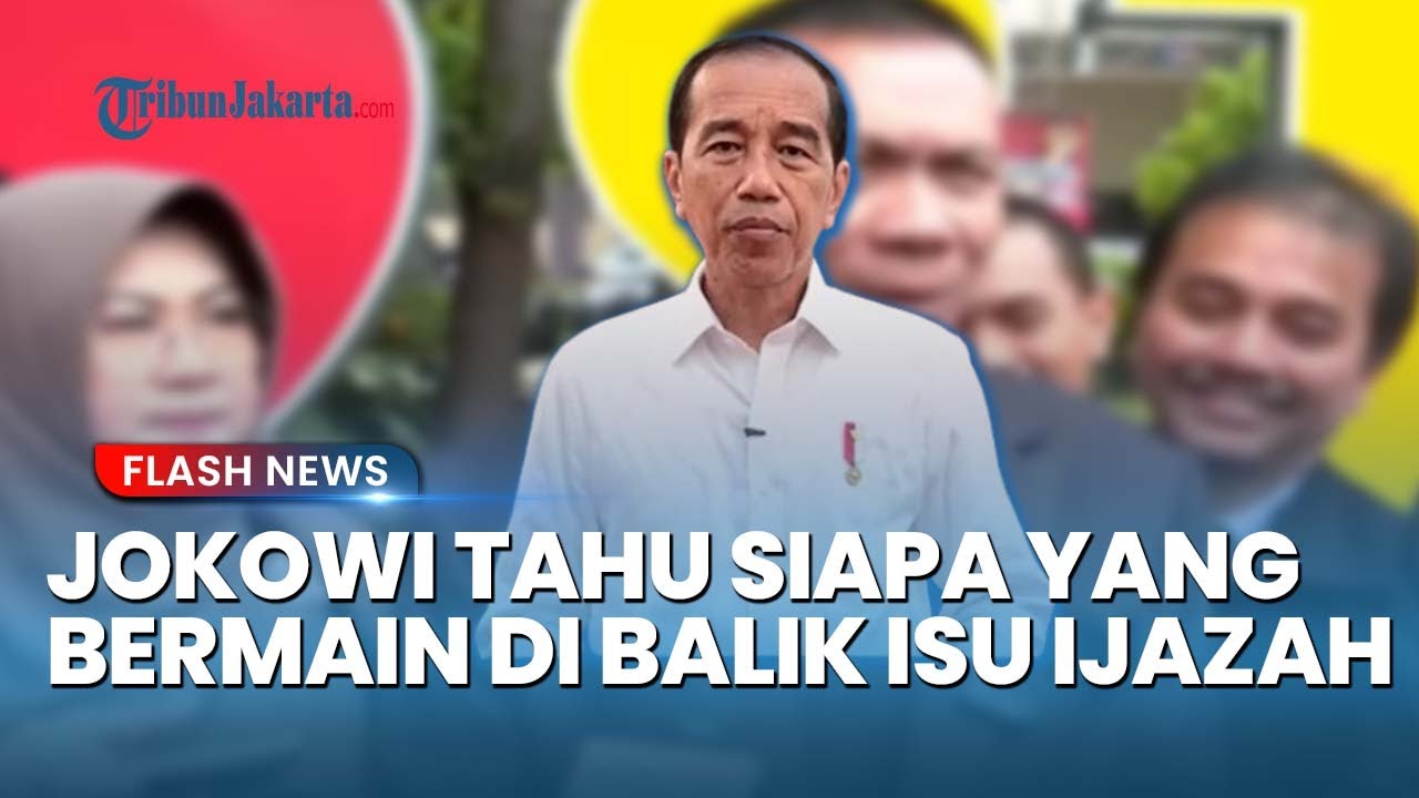Bongkar Dalang Isu Ijazah! Jokowi Mengaku Tahu Siapa Sosok Besar di Balik Kasus Ijazah Palsu