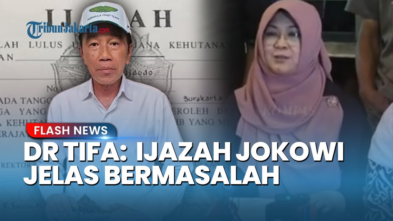 Gelar Perkara Khusus Ijazah Jokowi Disindir, Dr Tifa: Jika Asli Pasti dengan Senang Hati Ditunjukkan