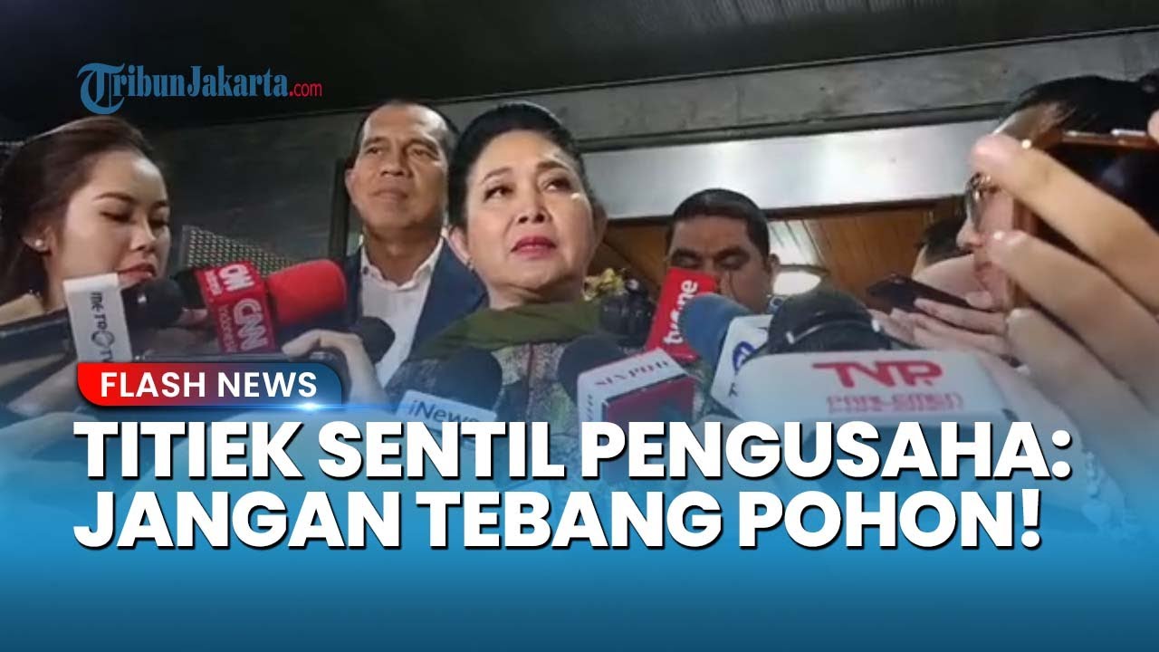 Geram! Titiek Soeharto Sentil Pengusaha Pembalak Liar: Cari Makan Tanam Jagung, Jangan Tebang Hutan!