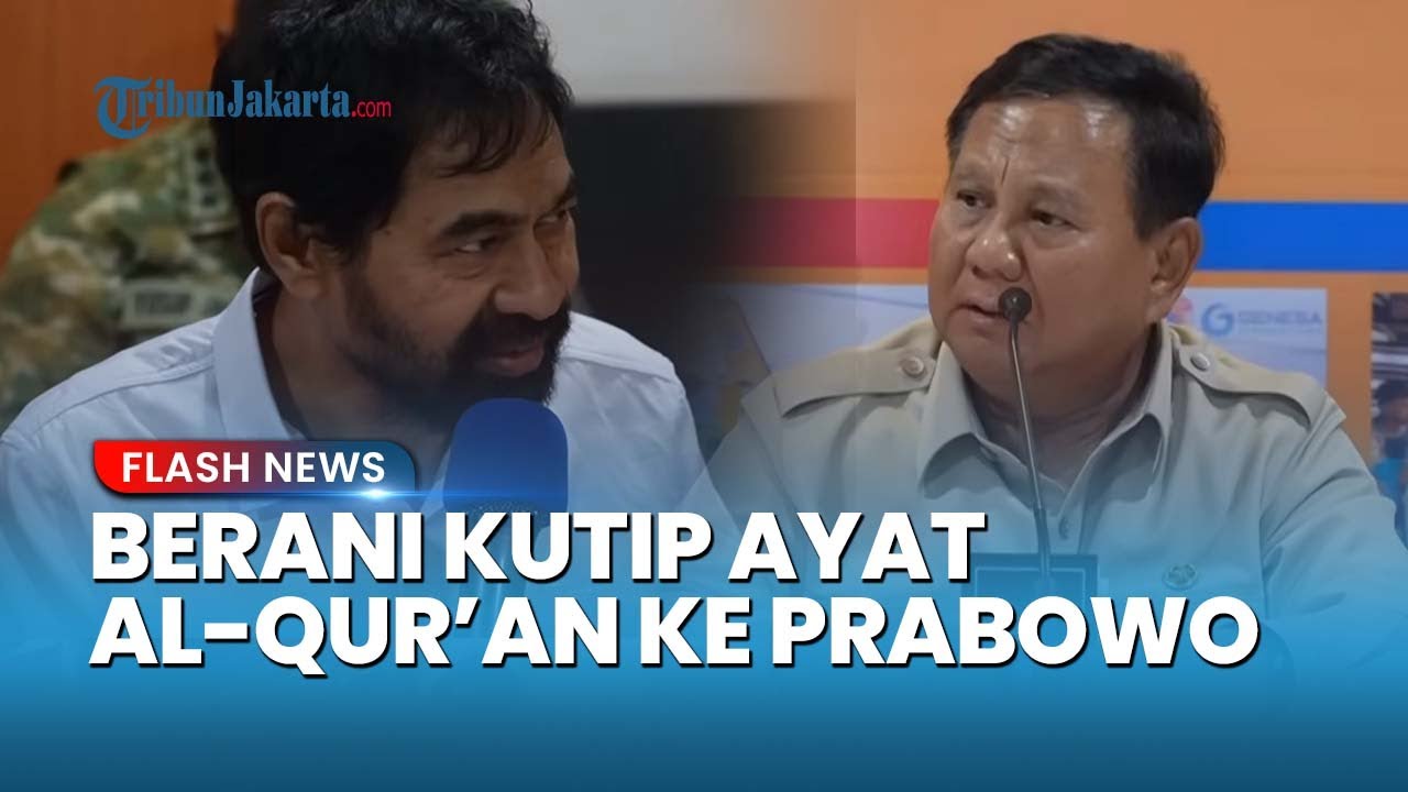 Ayat Al-Qur’an Penutup Harapan! Gubernur Aceh Muzakir Manaf Berani Kutip Ayat di Hadapan Prabowo