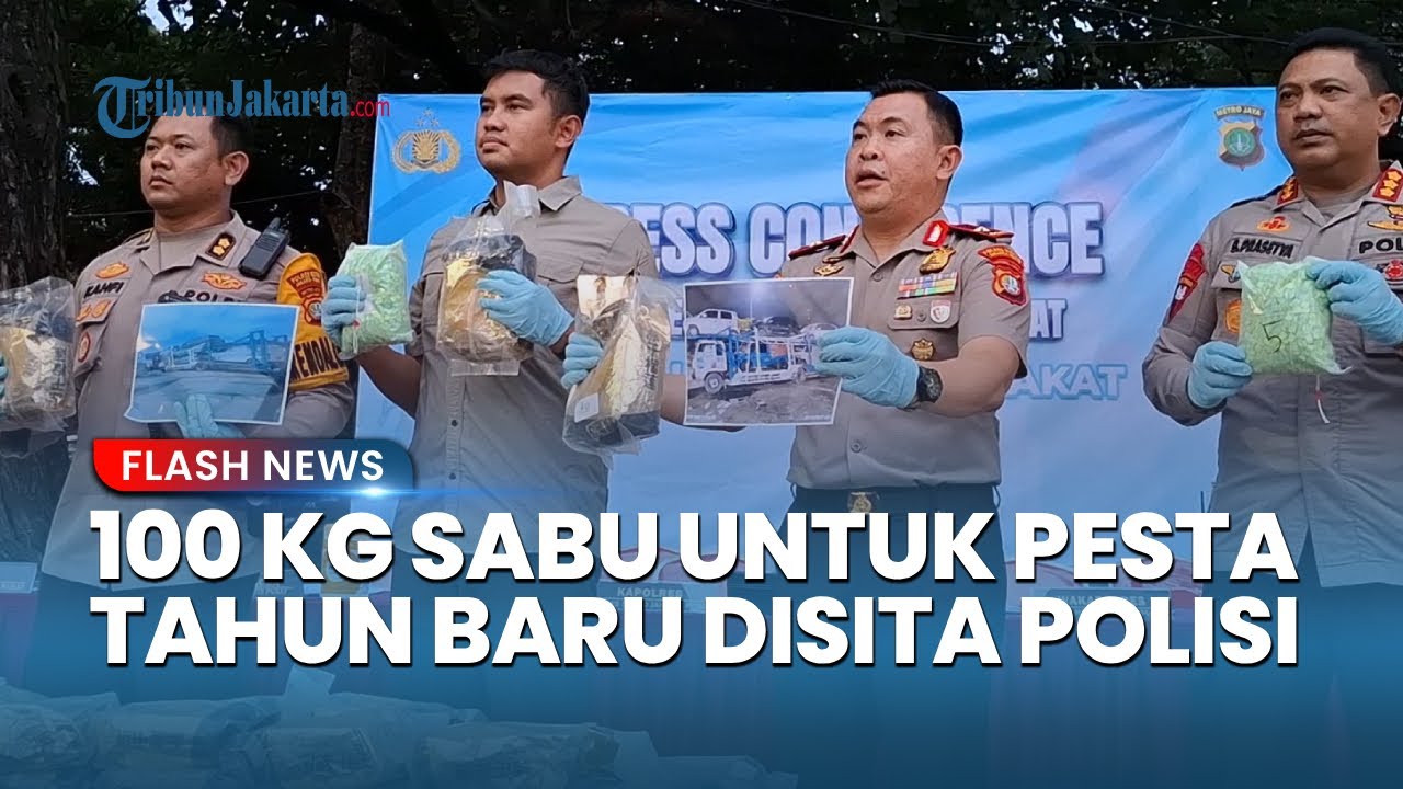 Youtube Thumnail image of : Gagal Beredar, 100 Kg Sabu Stok Tahun Baru Ternyata Pesanan Bandar Kampung Bahari Jakarta Utara