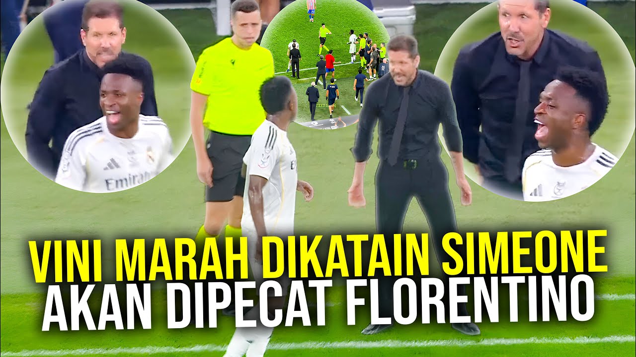 Youtube Thumnail image of : DETIK-DETIK VINICIUS RIBUT DENGAN SIMEONE SEBUT VINICIUS AKAN DIUSIR FLORENTINO PEREZ