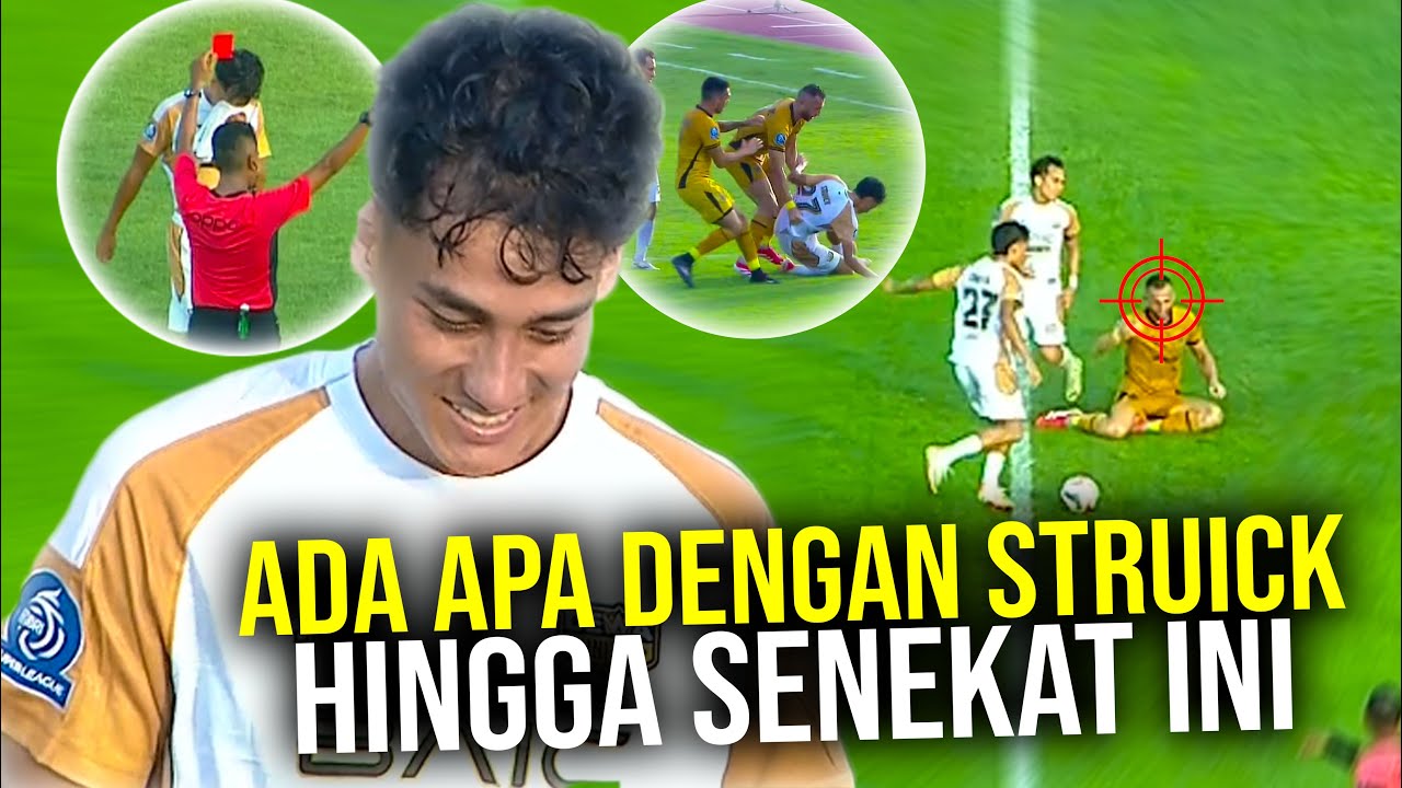 Youtube Thumnail image of : MOMEN EL KLEMER FRUSTASI DI SUPER LEAGUE RIBUT HINGGA DI KARTU MERAH TENDANG BOLA KE ARAH SPASOJEVIC