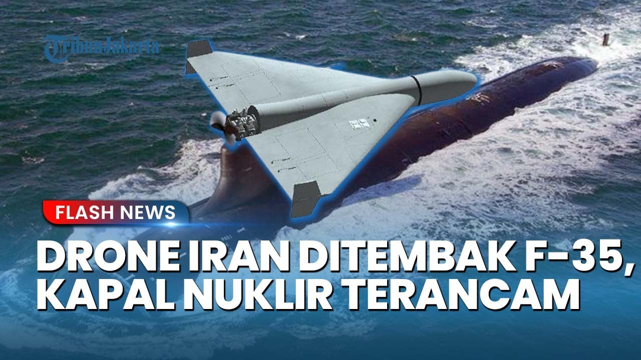 Duel Udara di Laut Arab! Jet F-35C Amerika Hancurkan Drone Shahed Iran yang Intai Kapal Nuklir AS