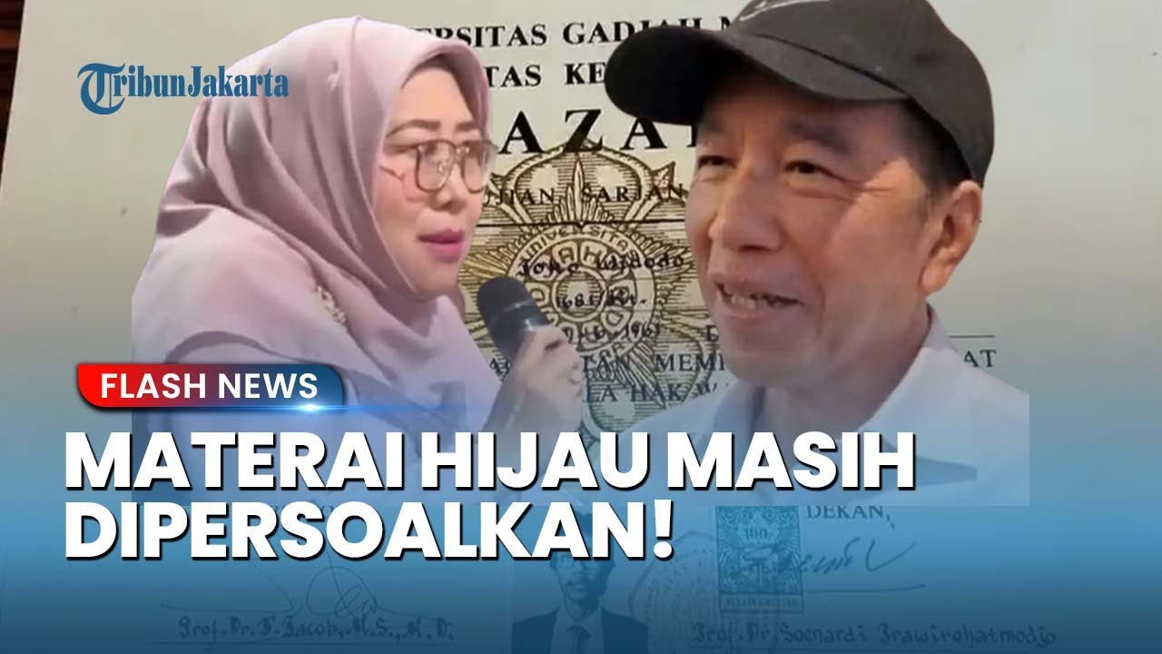 Youtube Thumnail image of : Debat Materai Hijau! Profesor UNJ Kembali Persoalkan Keabsahan Ijazah Jokowi meski Telah Dibantah