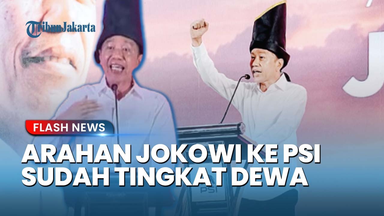 Youtube Thumnail image of : Instruksi Tingkat Dewa! Jokowi Bukan Sekadar Motivator Biasa, Tapi Panglima yang Siap Menangkan PSI