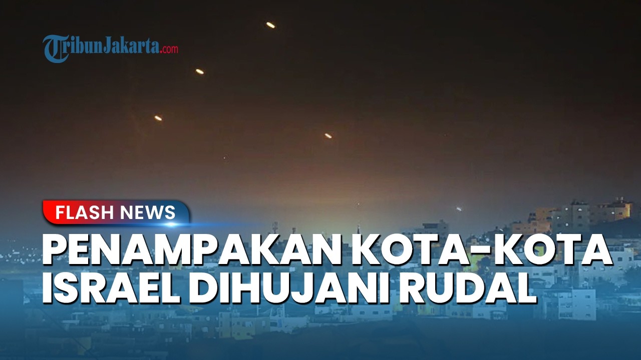 Mencekam! Penampakan kota-kota Israel Jelang Gencatan Senjata, Rudal Hizbullah Hujani Permukiman