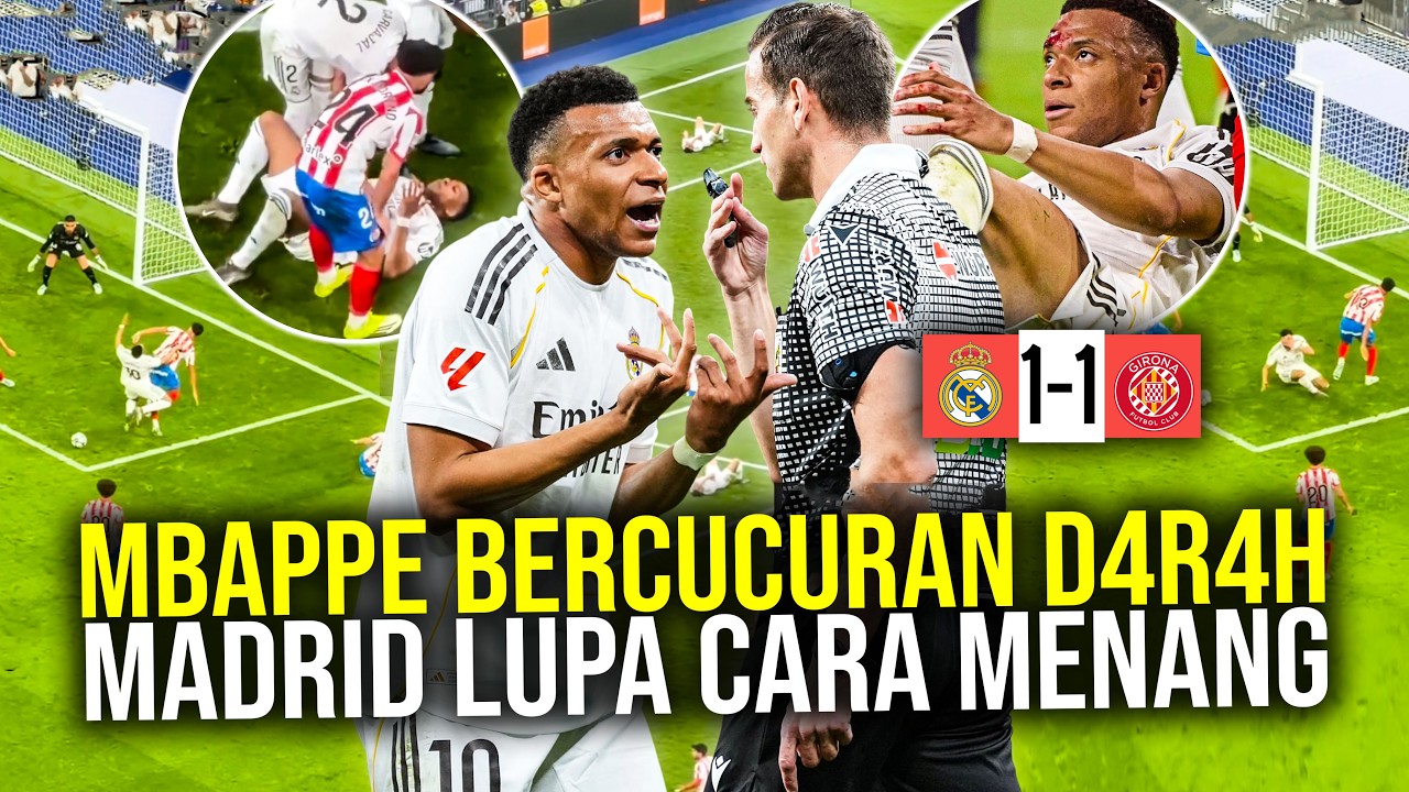 Youtube Thumnail image of : DISIKUT SAMPAI BERDARAH MBAPPE NGGAK DAPAT PENALTI! ARBELOA SUDAH TAMAT EL REAL TERANCAM PUASA GELAR
