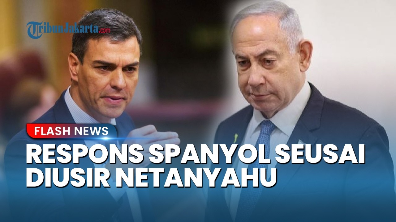 Youtube Thumnail image of : Respons Spanyol seusai Diusir Netanyahu dari Gaza, Langsung Serukan Eropa Putus Kerja Sama Israel